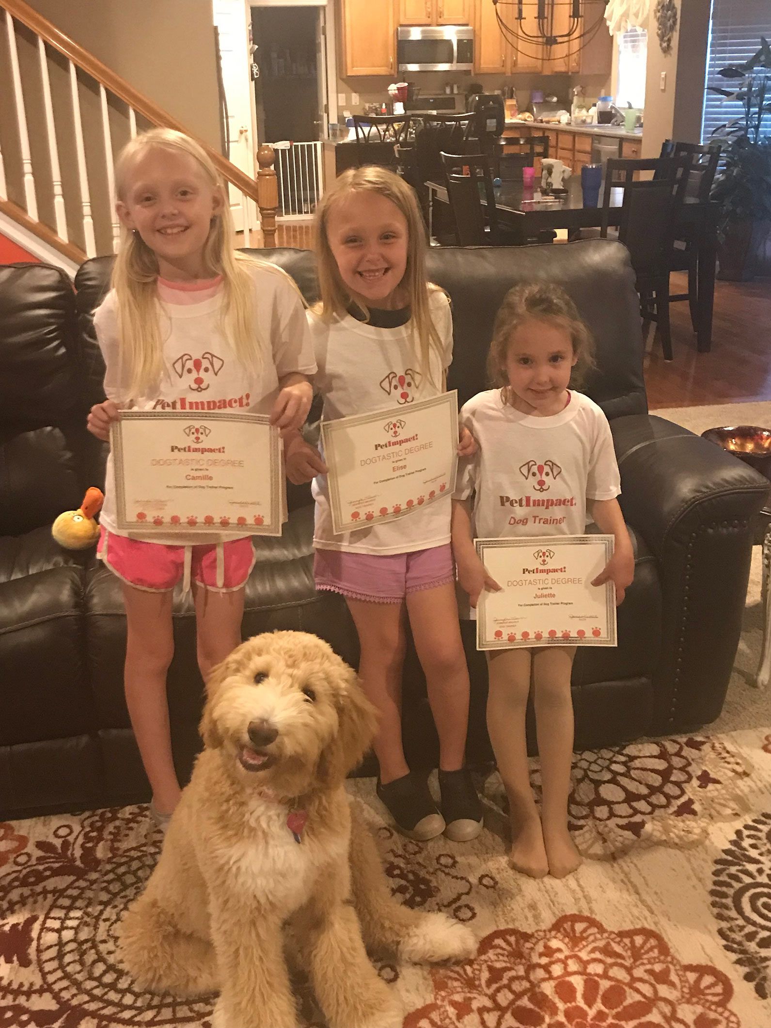Happy Kids and Cute Dog — St. Louis, MO — PetImpact! Dog Training