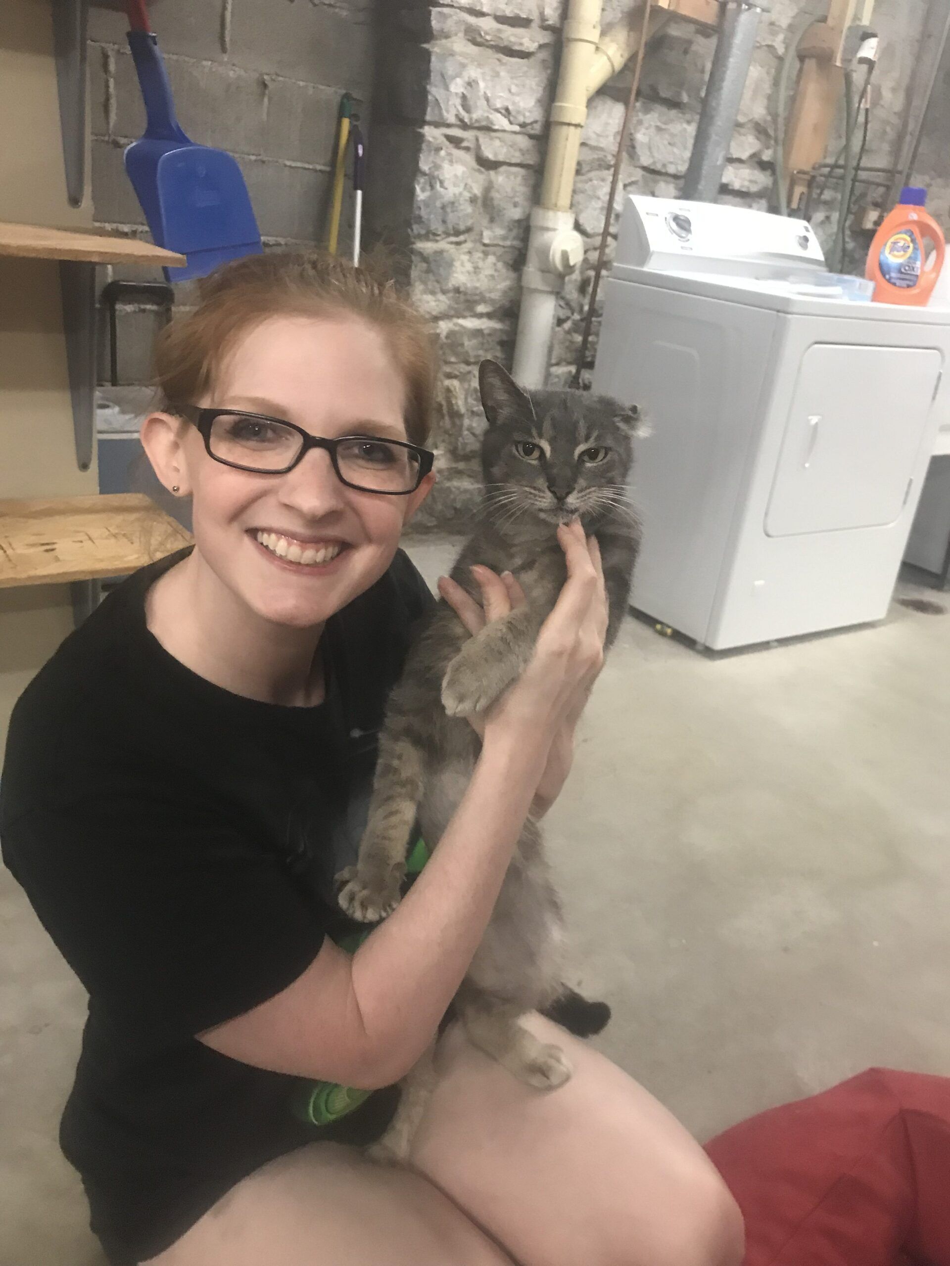 Beautiful Woman with her Cat — St. Louis, MO — PetImpact! Dog Training