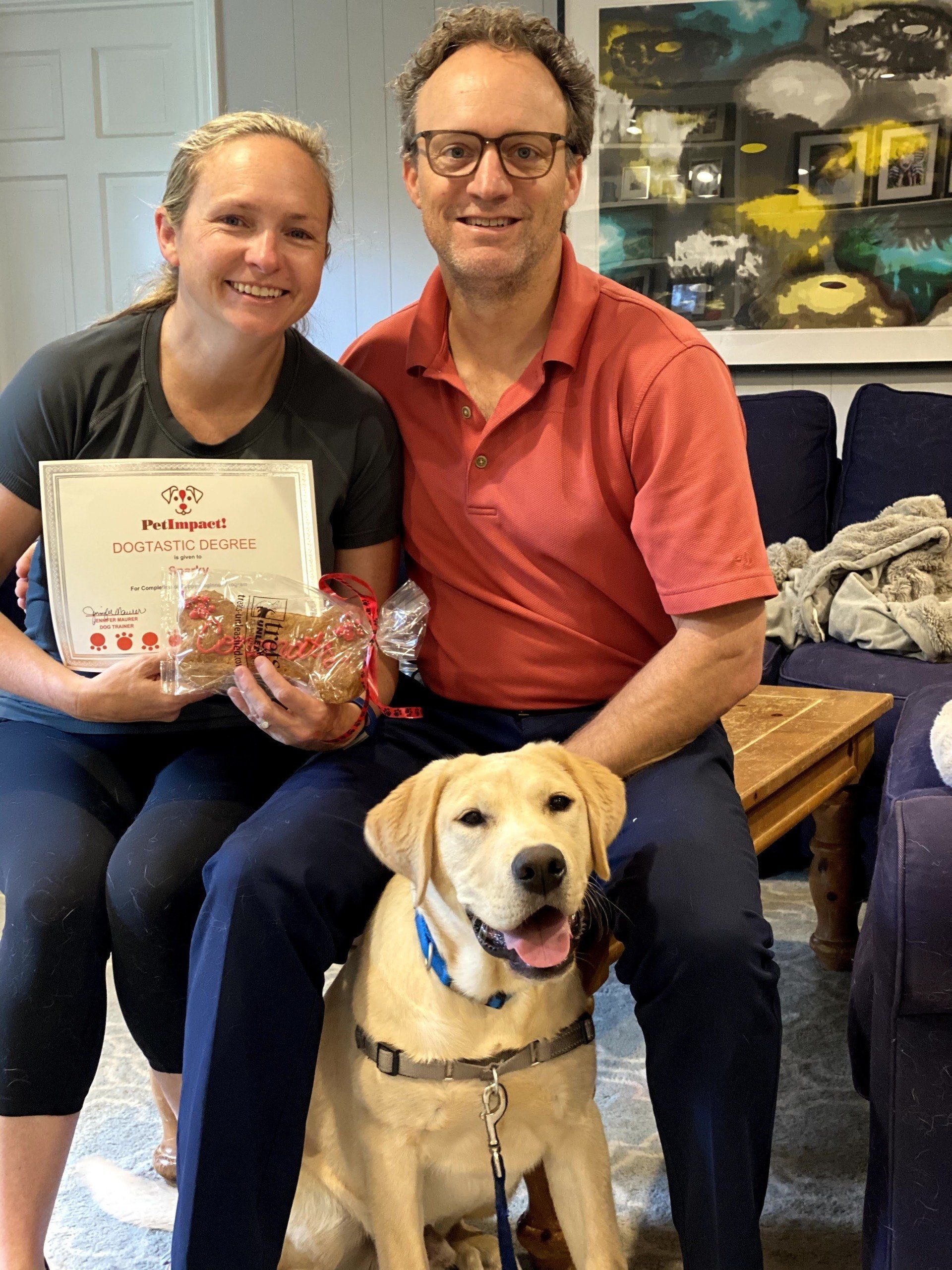 Couple With The Dog Graduate — St. Louis, MO — PetImpact!