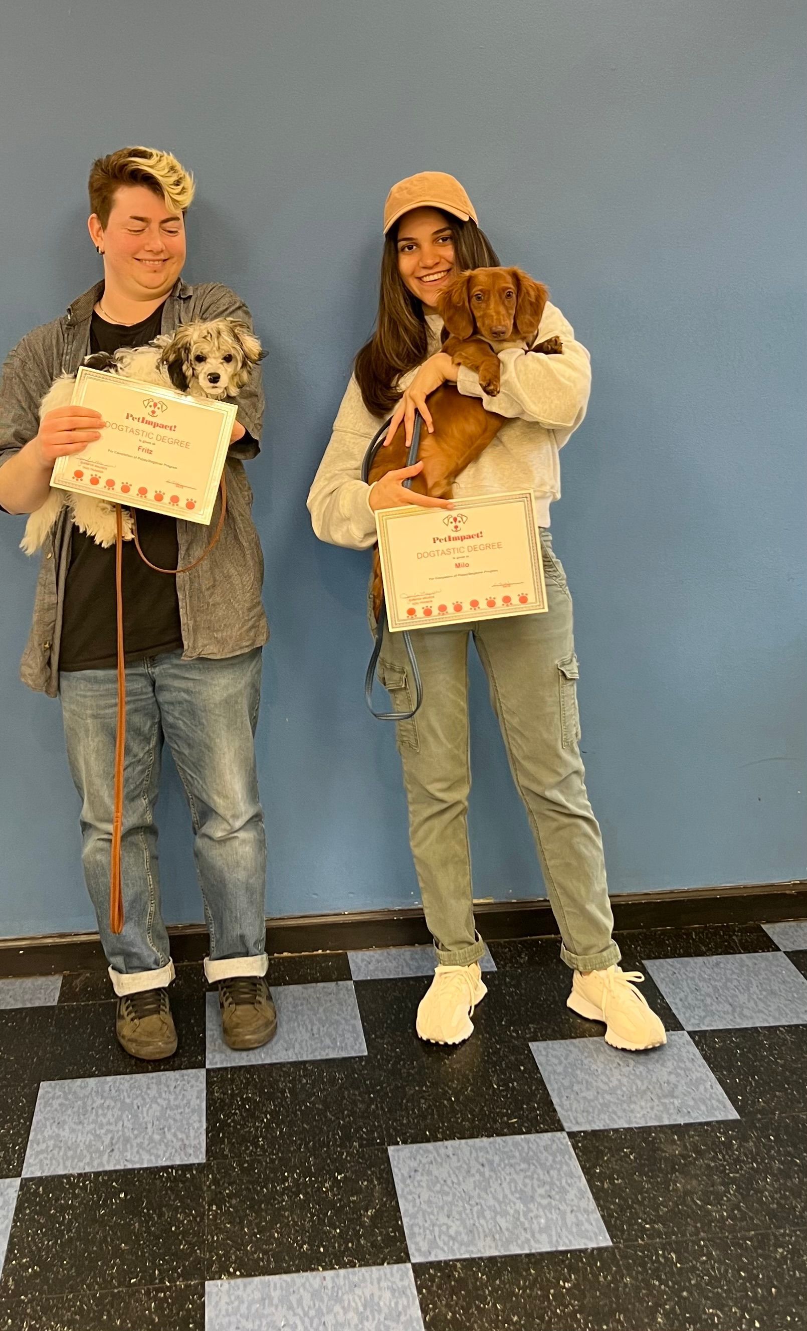 Two Dog Owner with their Dog — St. Louis, Mo — Petimpact!