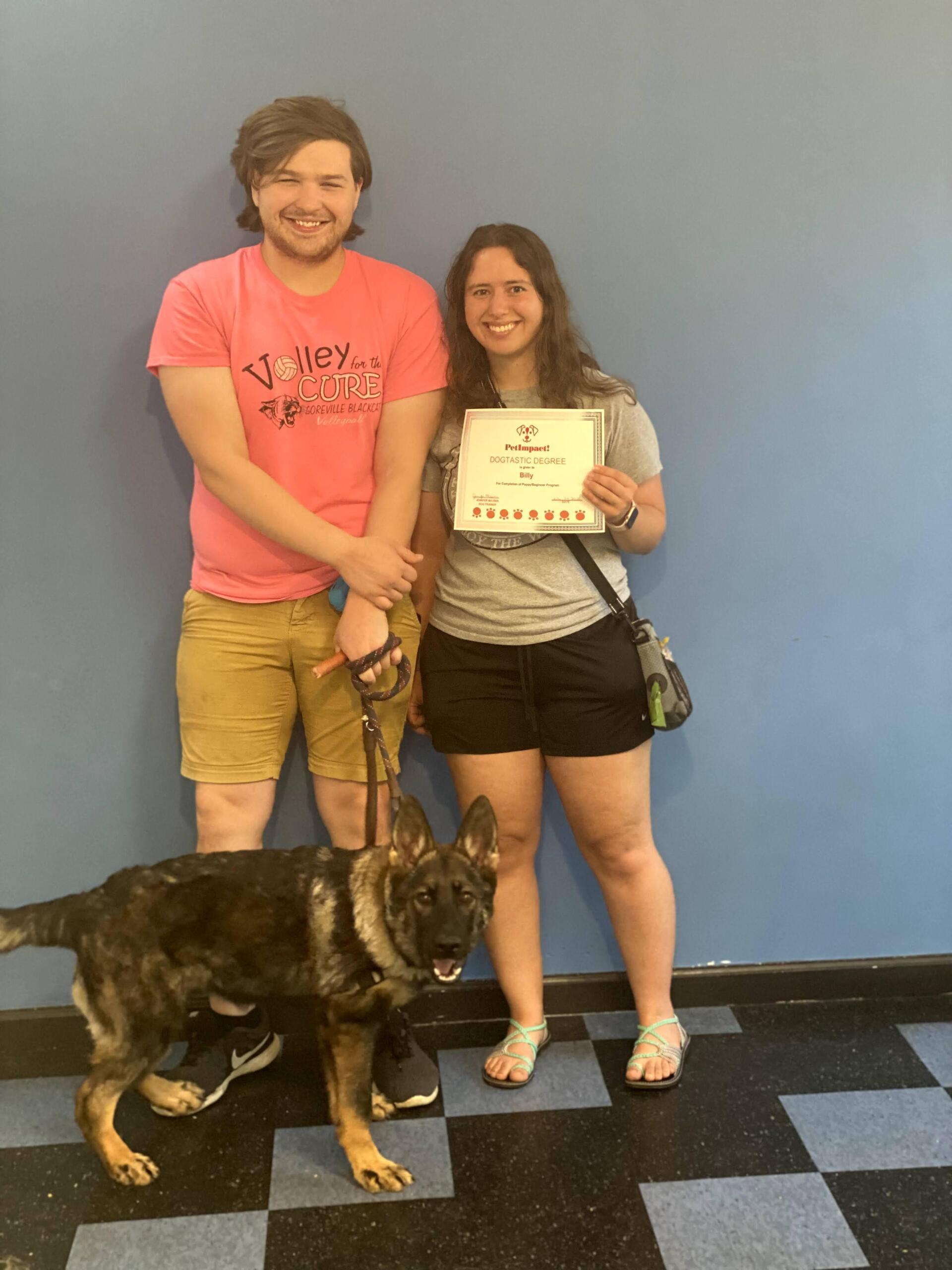 Happy Couple With Their Cute Dog — St. Louis, MO — PetImpact!