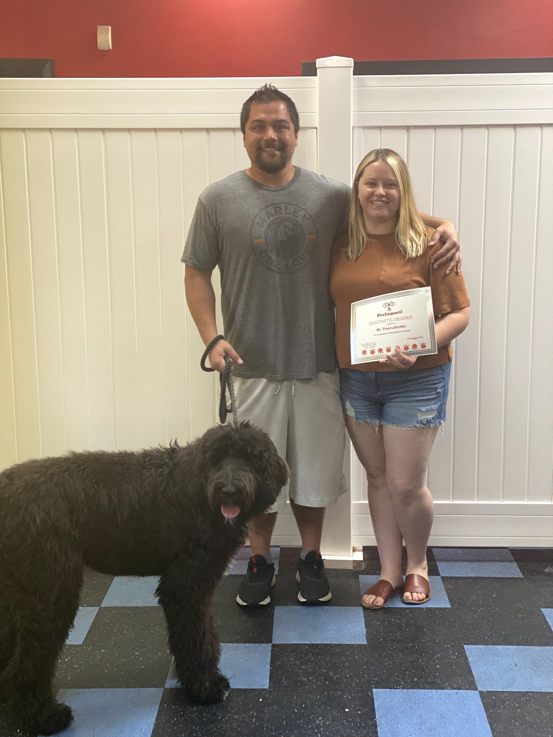 Pet Owner With Their Cute Dog — St. Louis, MO — PetImpact!