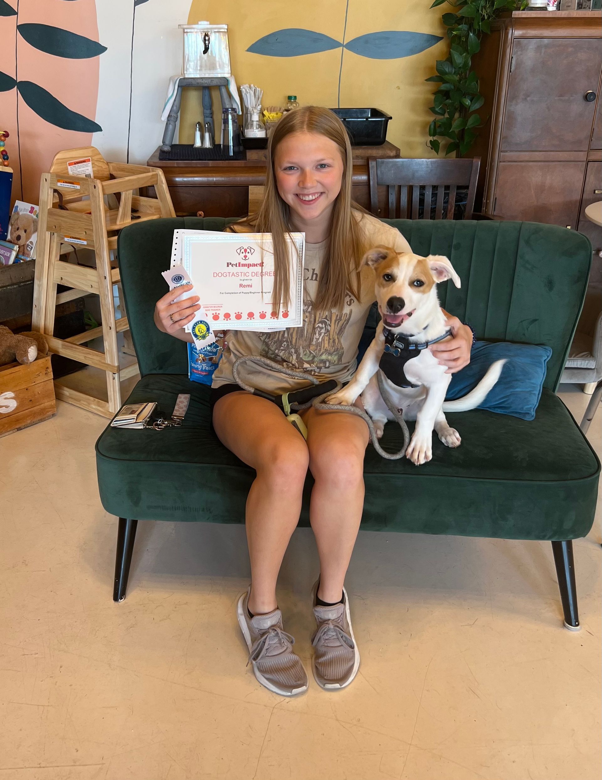 Woman with Dog — St. Louis, Mo — Petimpact!