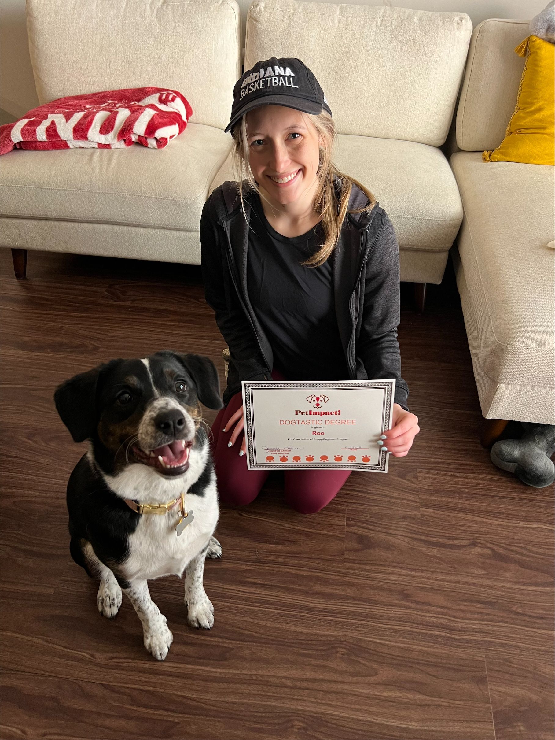 Fur Mom Holding Dog Certificate — St. Louis, MO — PetImpact!