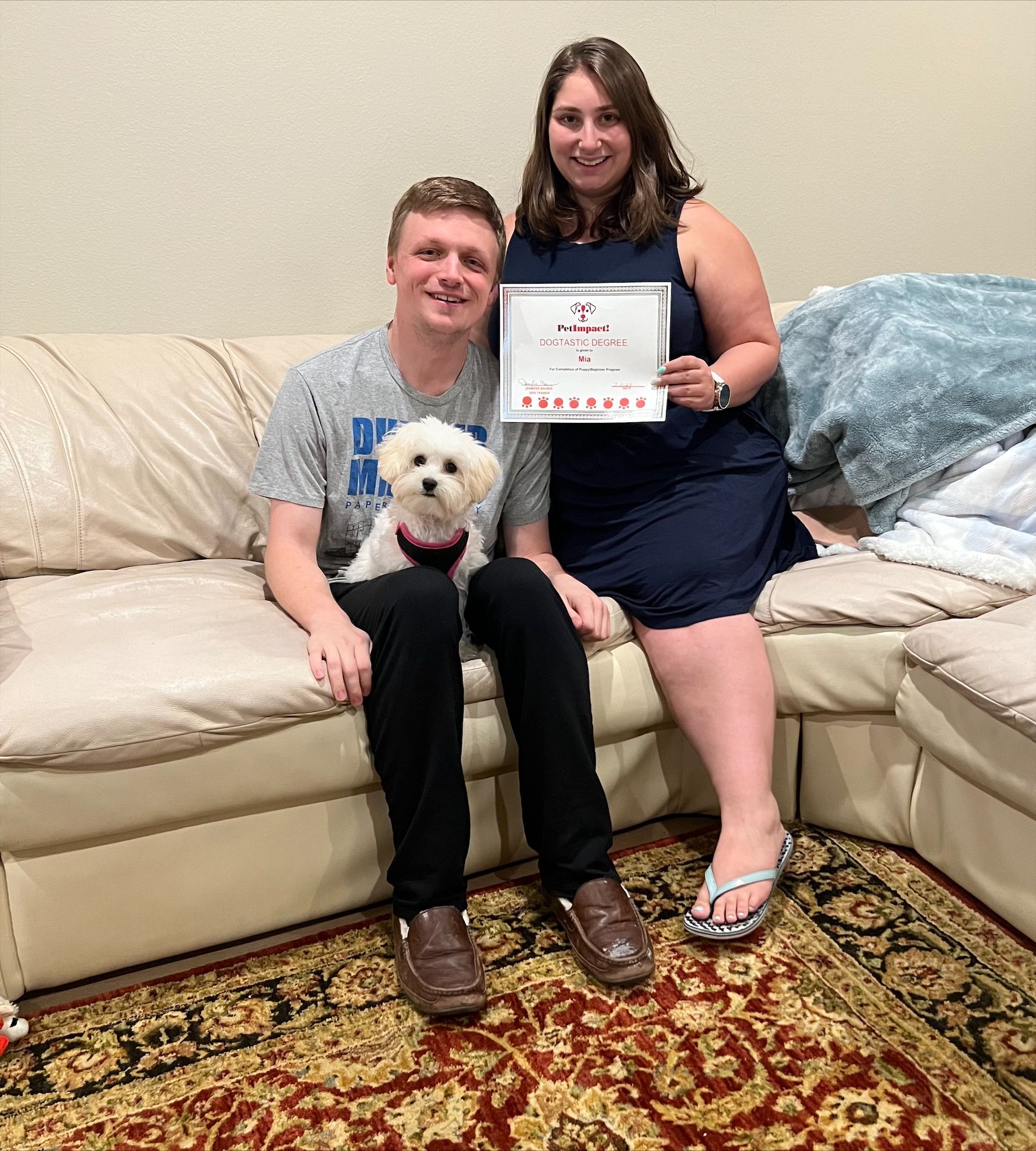 Mia with Dogtastic Degree — St. Louis, MO — PetImpact!