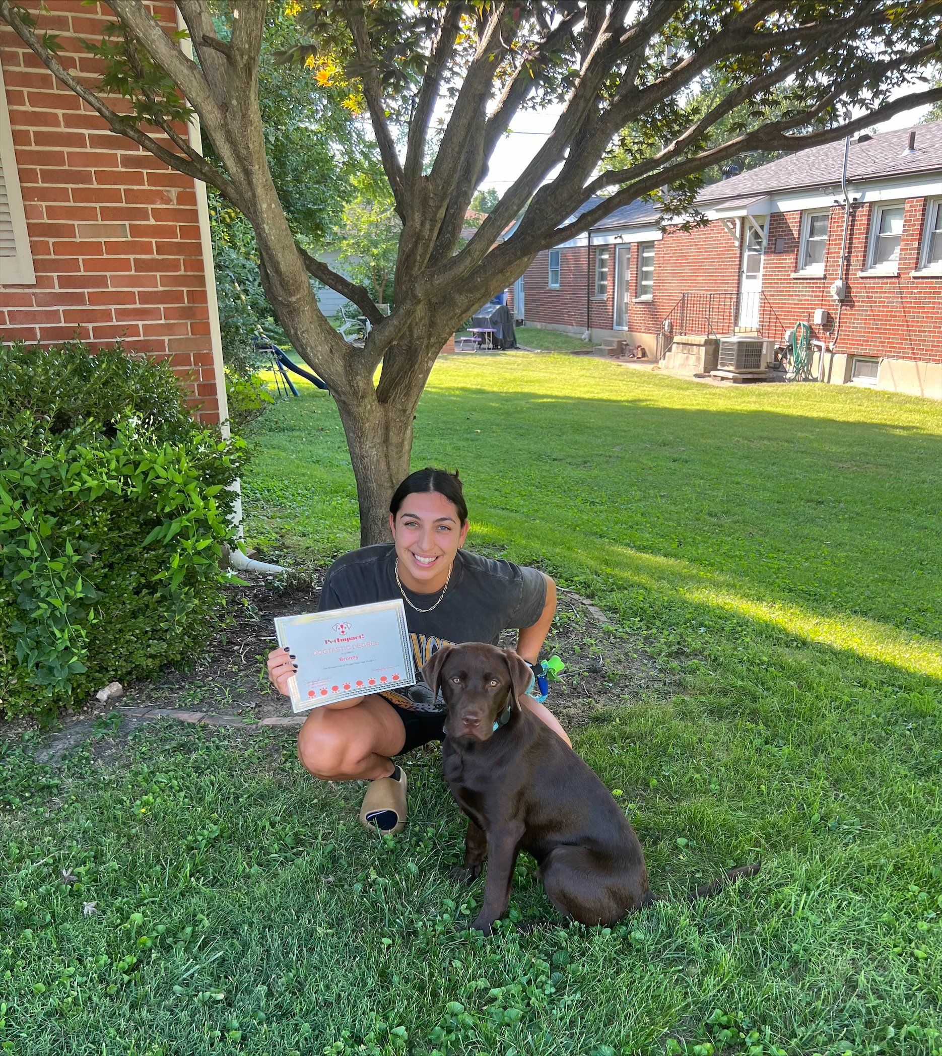 Black Dog Certificate -  St Louis County, MI - PetImpact! Dog Training Services