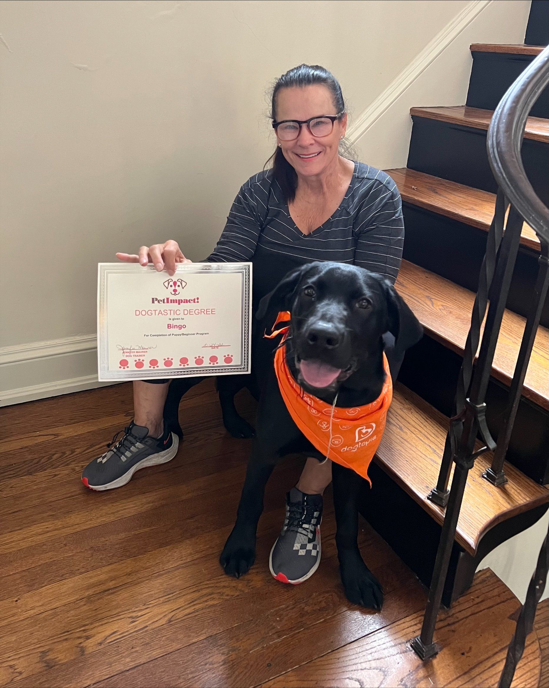 Black Dog Graduation -  St Louis County, MI - PetImpact! Dog Training Services