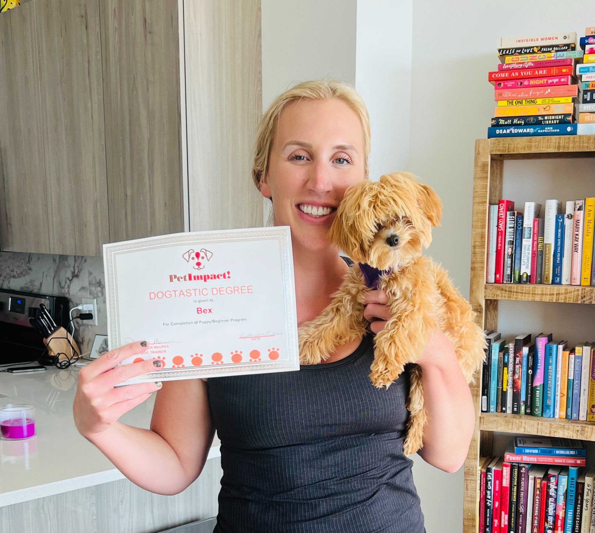 Dog and a Women— St. Louis, MO — PetImpact! Dog Training