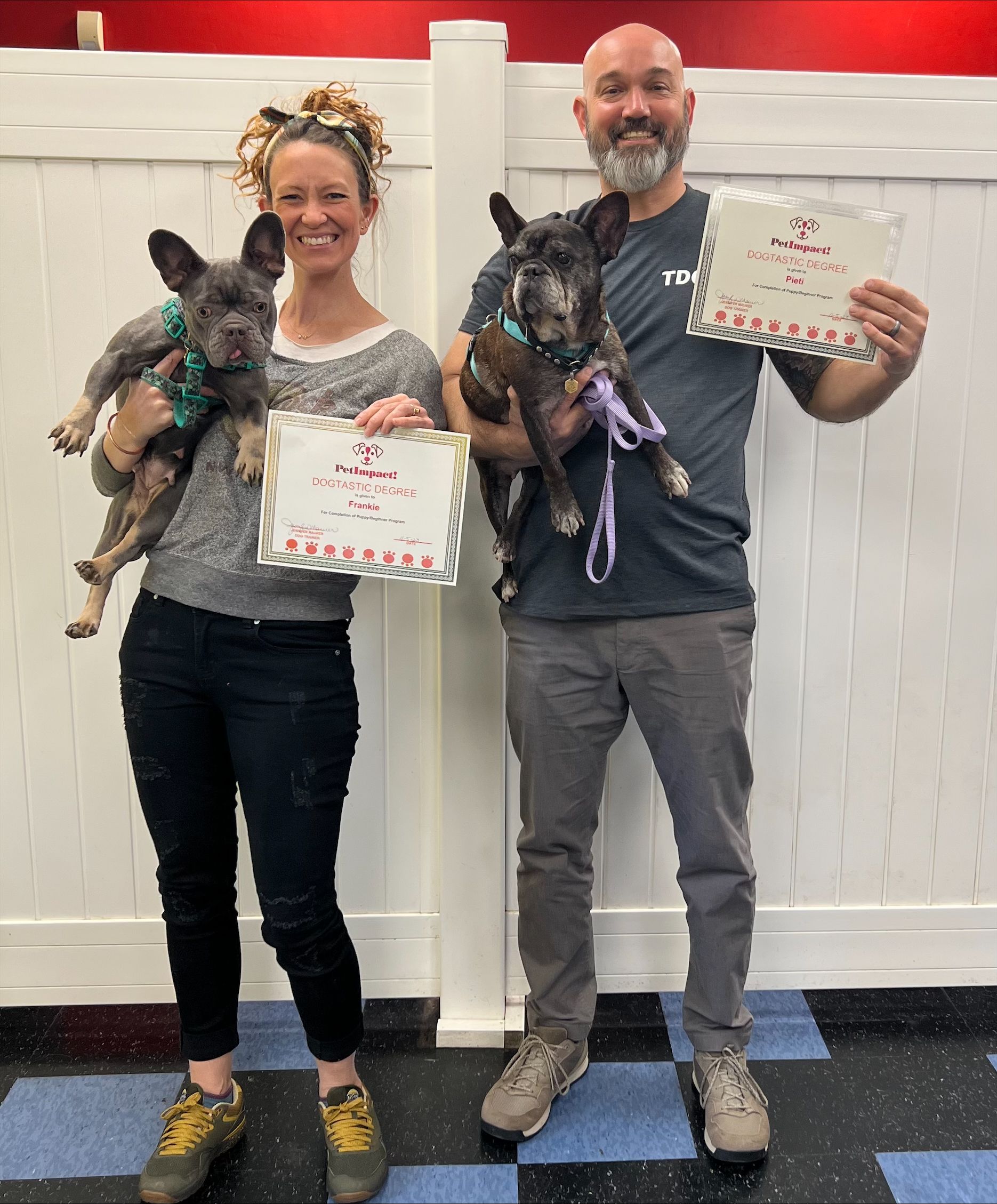 Two Dog Owner and their Black Dog — St. Louis, Mo — Petimpact!