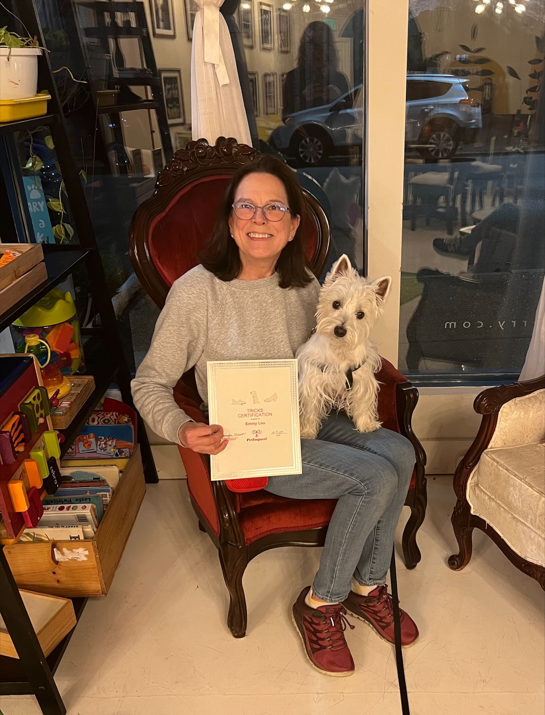 Happy Dog and Owner — St. Louis, MO — PetImpact!