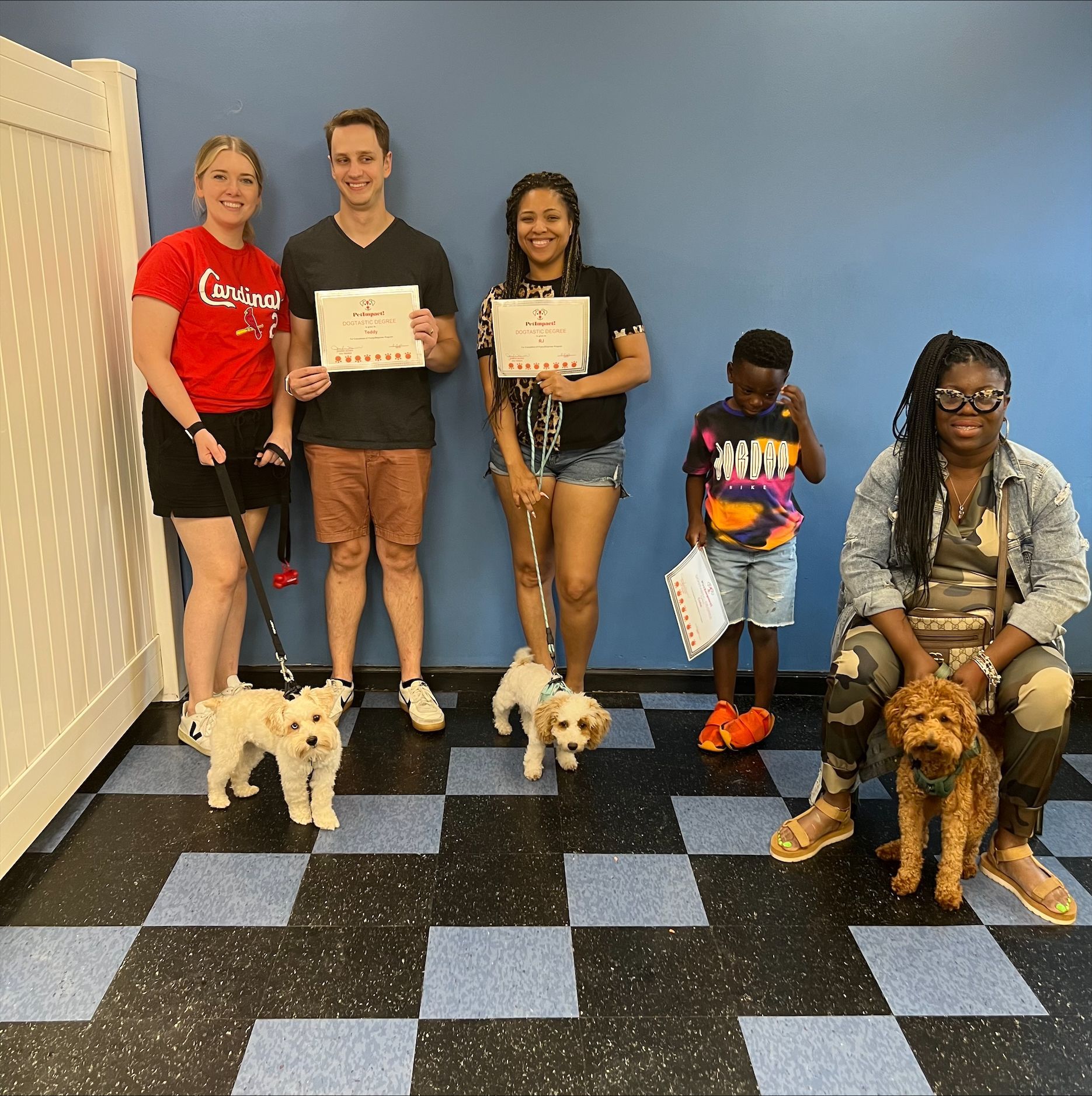 Owners with their Graduate Dogs — St. Louis, MO — PetImpact!