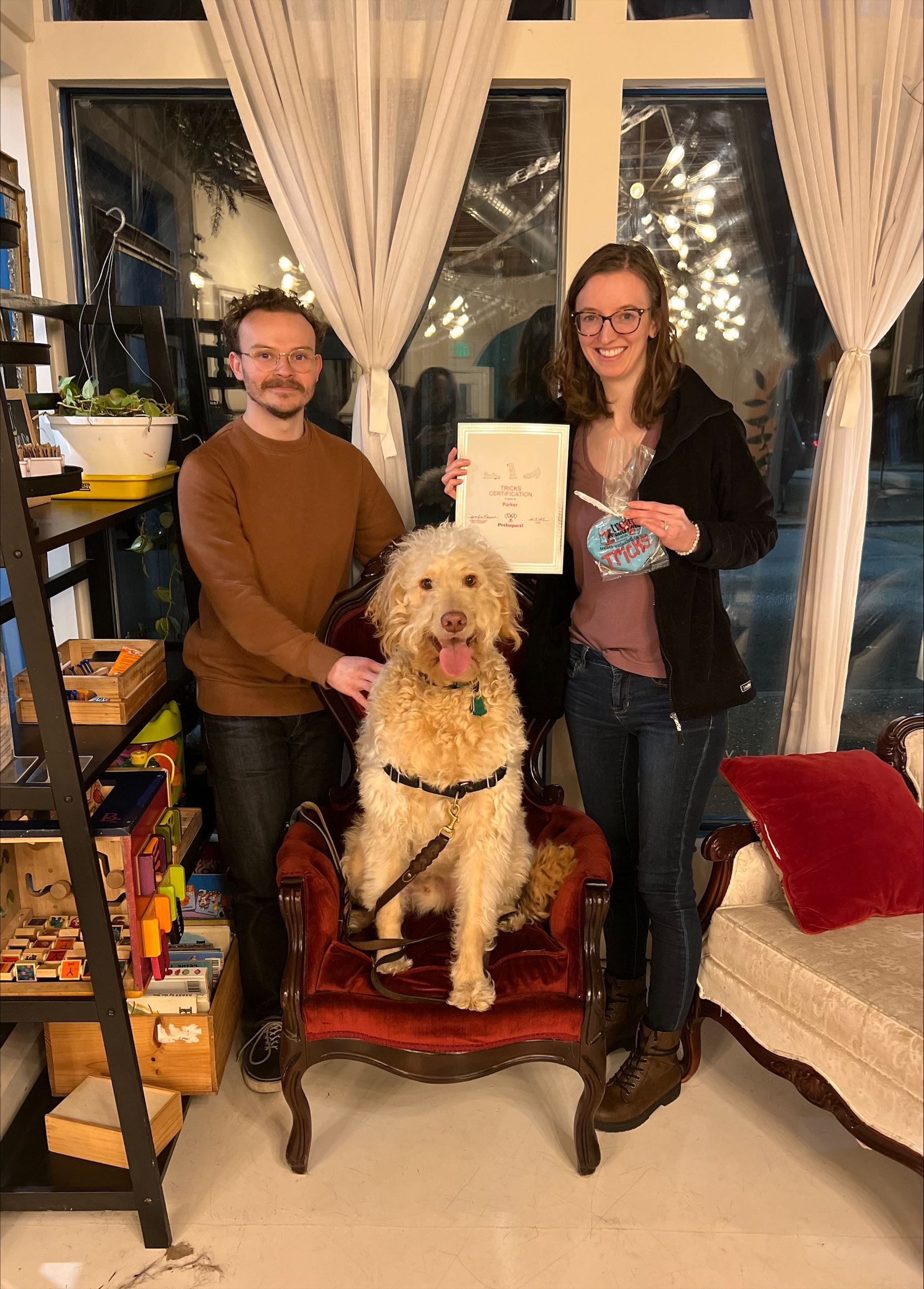 Couple with their Dog — St. Louis, MO — PetImpact!