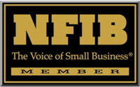 NFIB, National Federation of Independent Business badge.