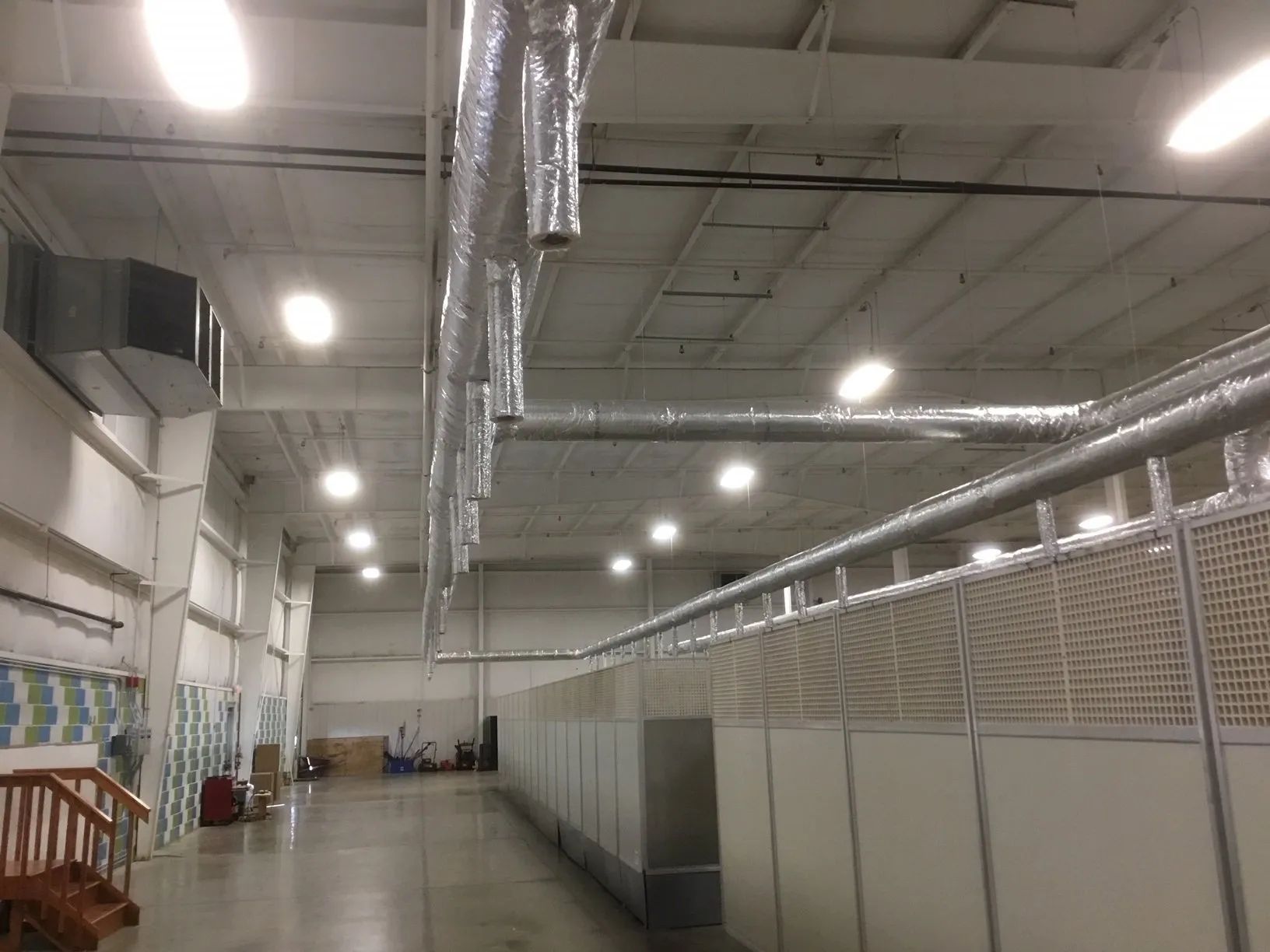 Mini Vent Ducts Above Hallway