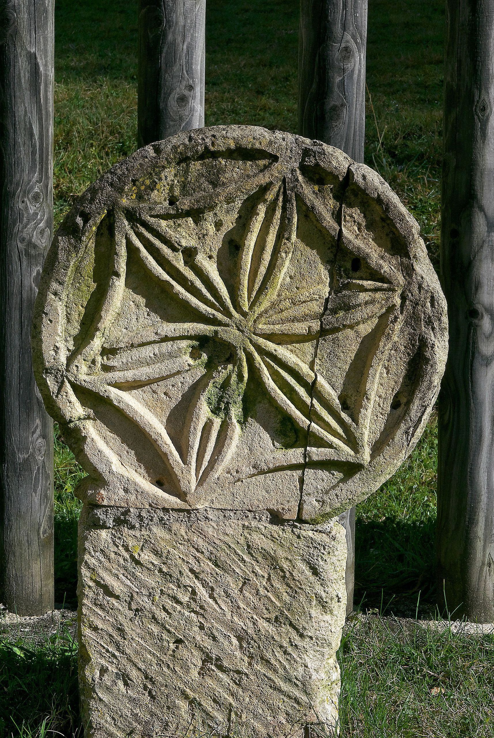 Cantabrian stele at the Monastery of Iranzu, Navarre