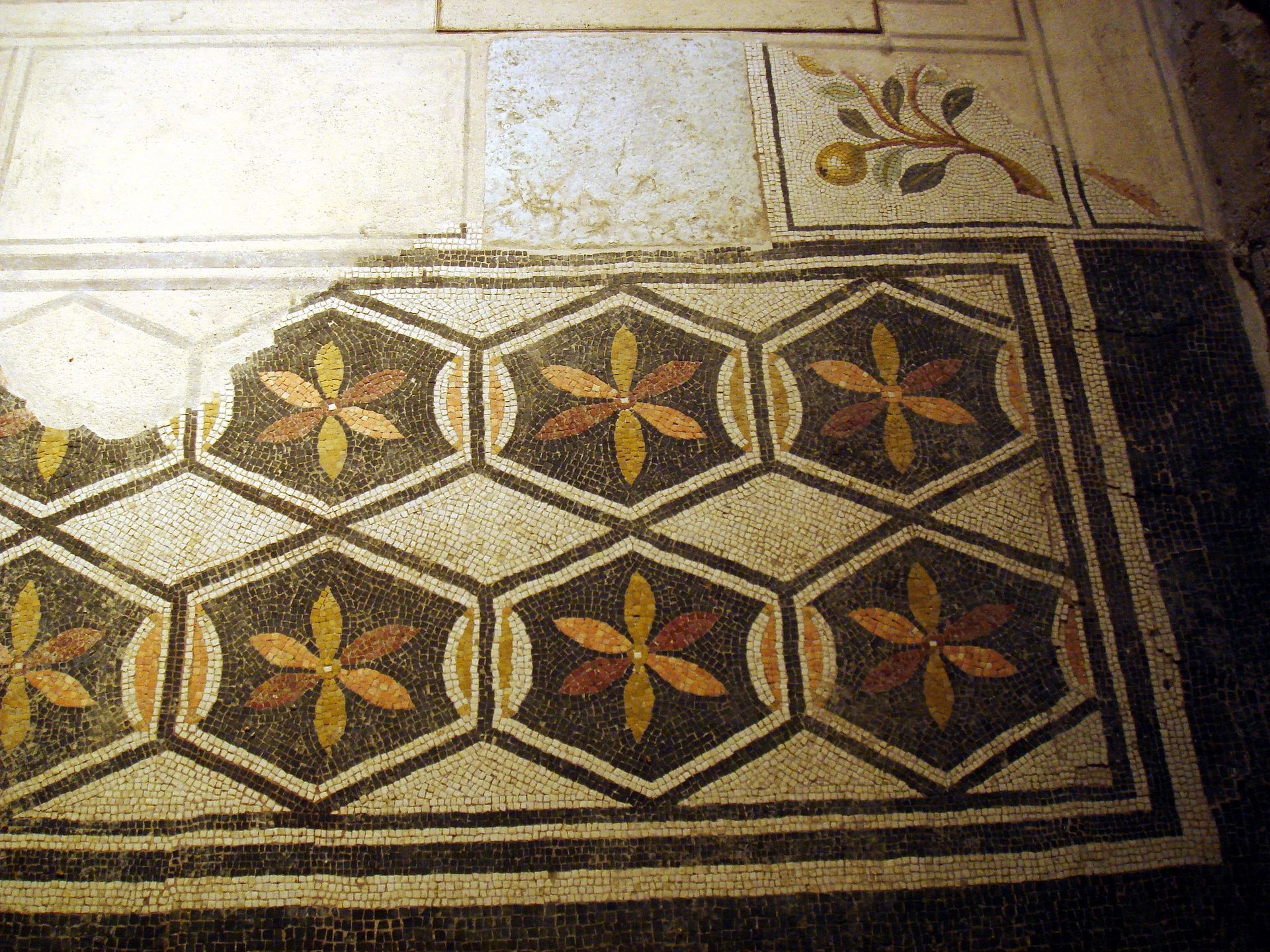 Roman-era mosaic, Domus dell'Ortaglia, Brescia, 2nd century CE