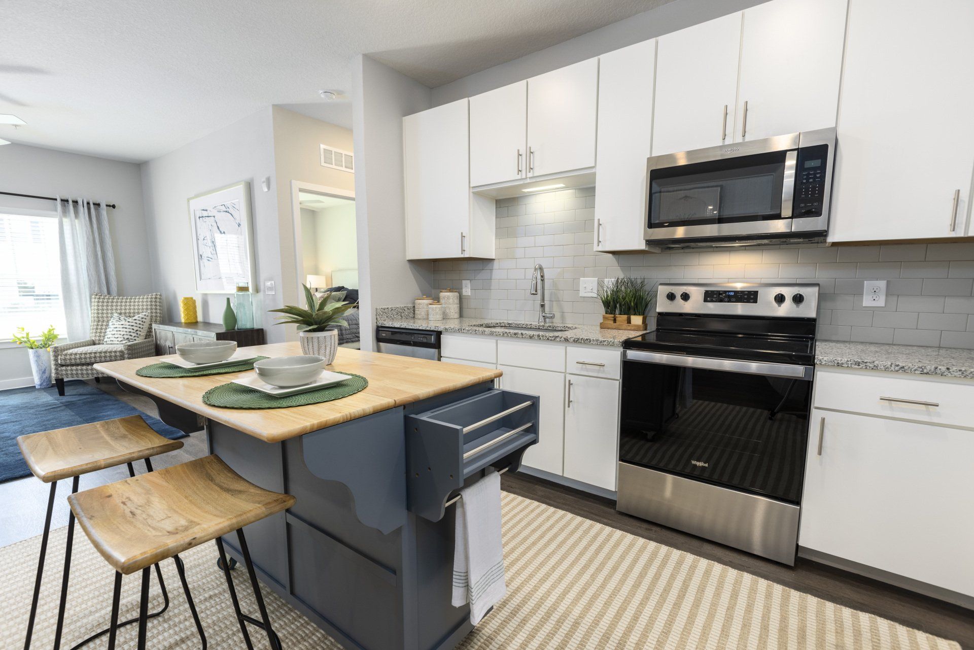 Argyle Lake Apartments Kitchen with Stainless Steel Appliances