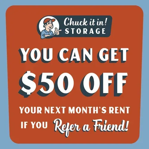 refer a friend and get $50 off your next month