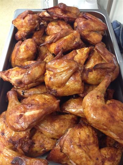 Baked Chicken wings and thighs