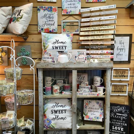 Throw pillows that read 