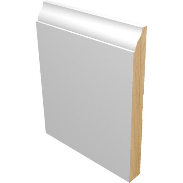 A white board with a wooden frame on a white background.