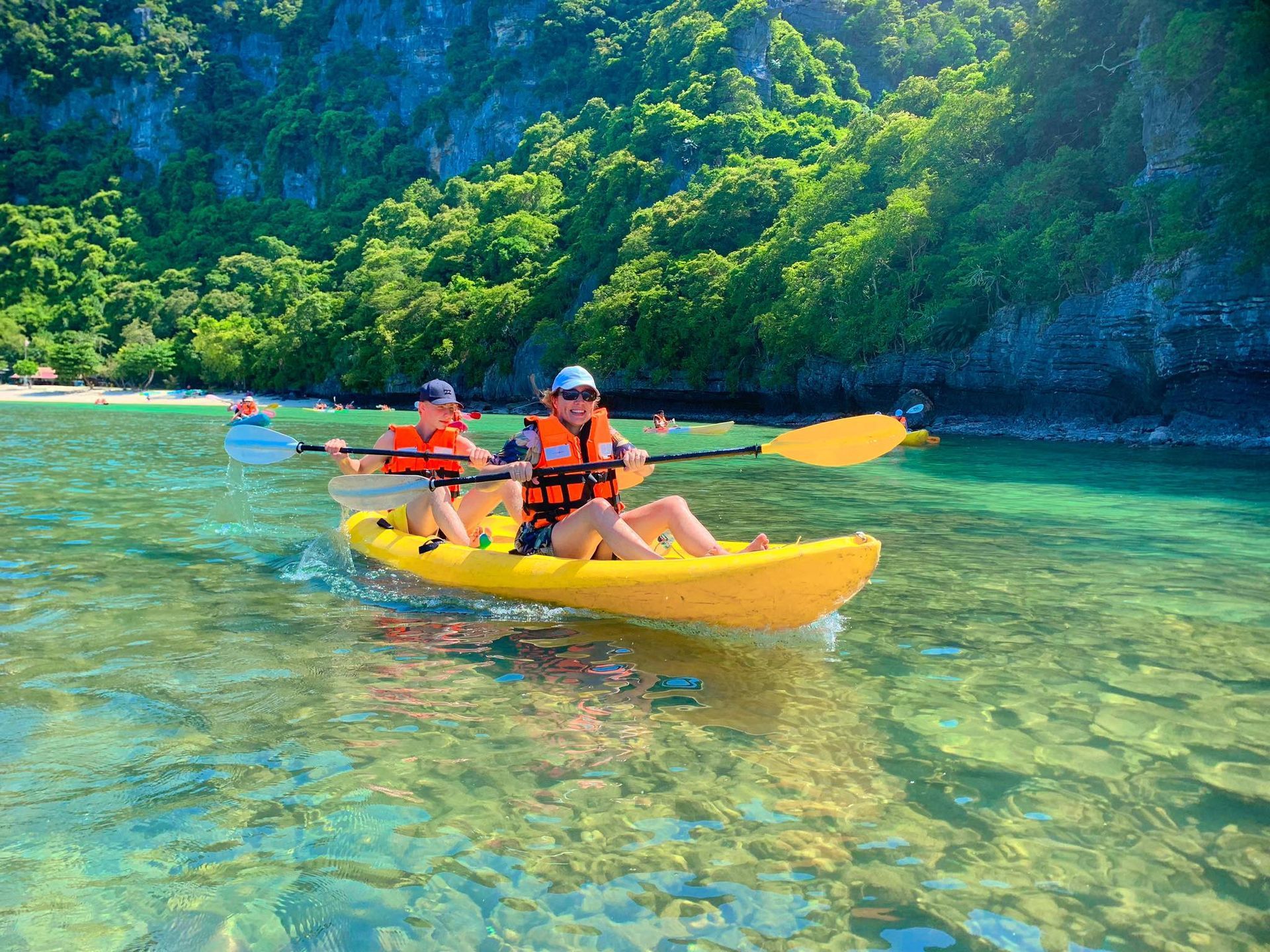 Kayaking at Ang Thong Marine Park