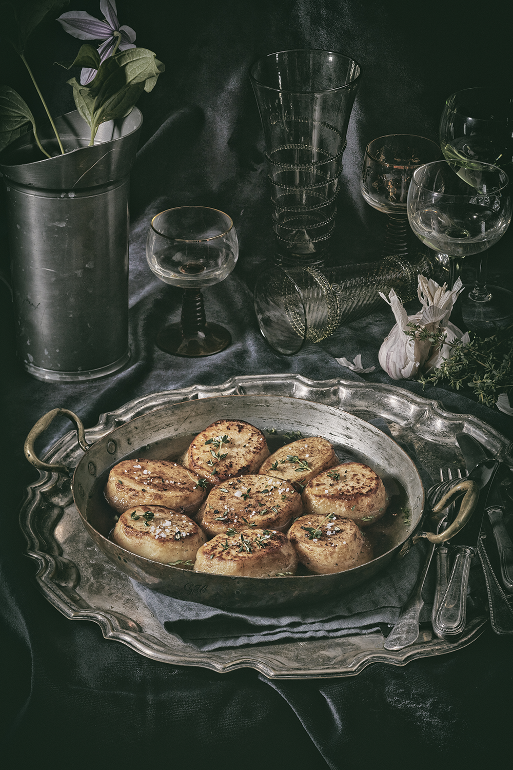 Pommes de Terres fondant en wijn