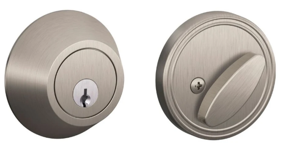 deadbolt - satin nickel