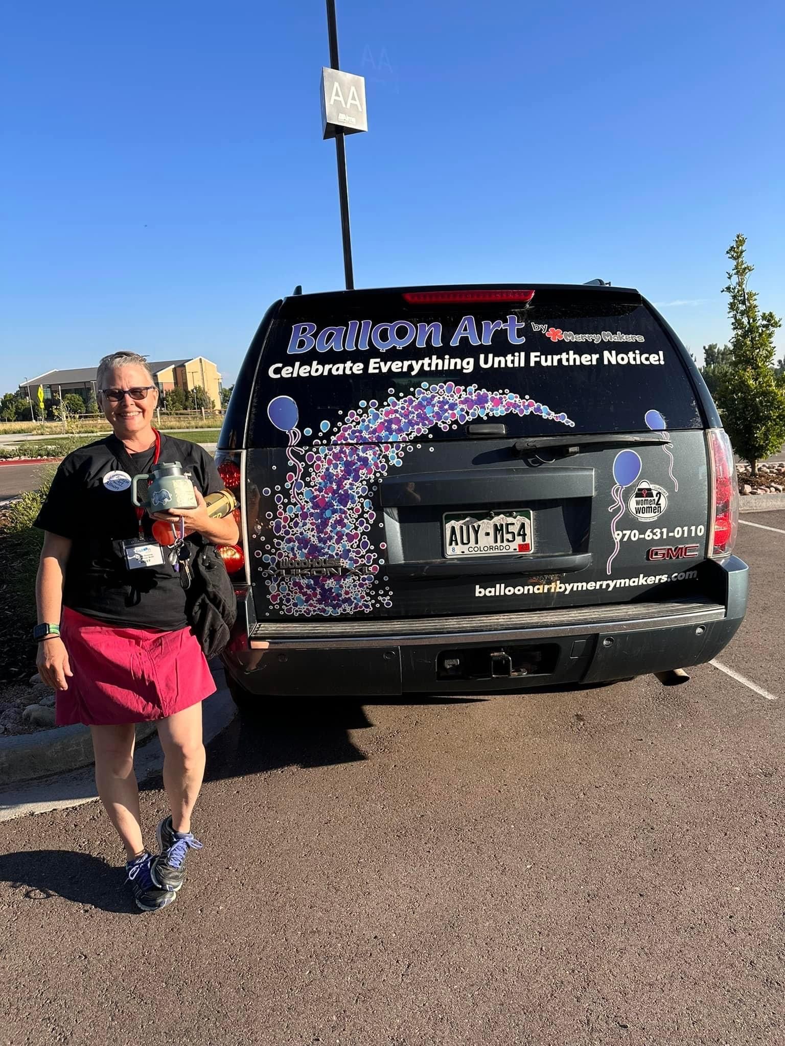 Allison - professional Balloon artist is our making merry.