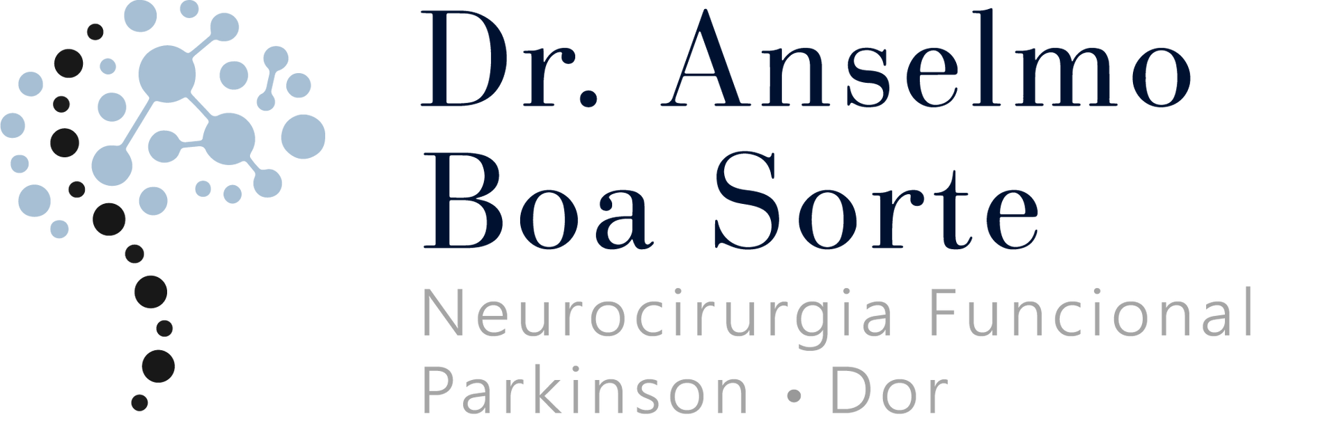 Logotipo do Dr. Anselmo Boa Sorte, neurocirurgião especializado em neurocirurgia funcional para coluna e dor. 