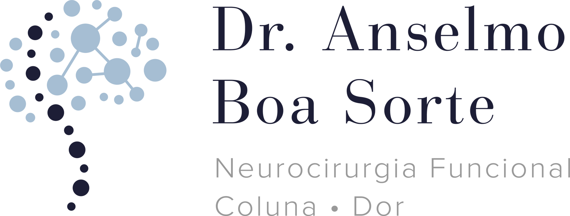 Logotipo do Dr. Anselmo Boa Sorte, neurocirurgião especializado em neurocirurgia funcional para coluna e dor. 