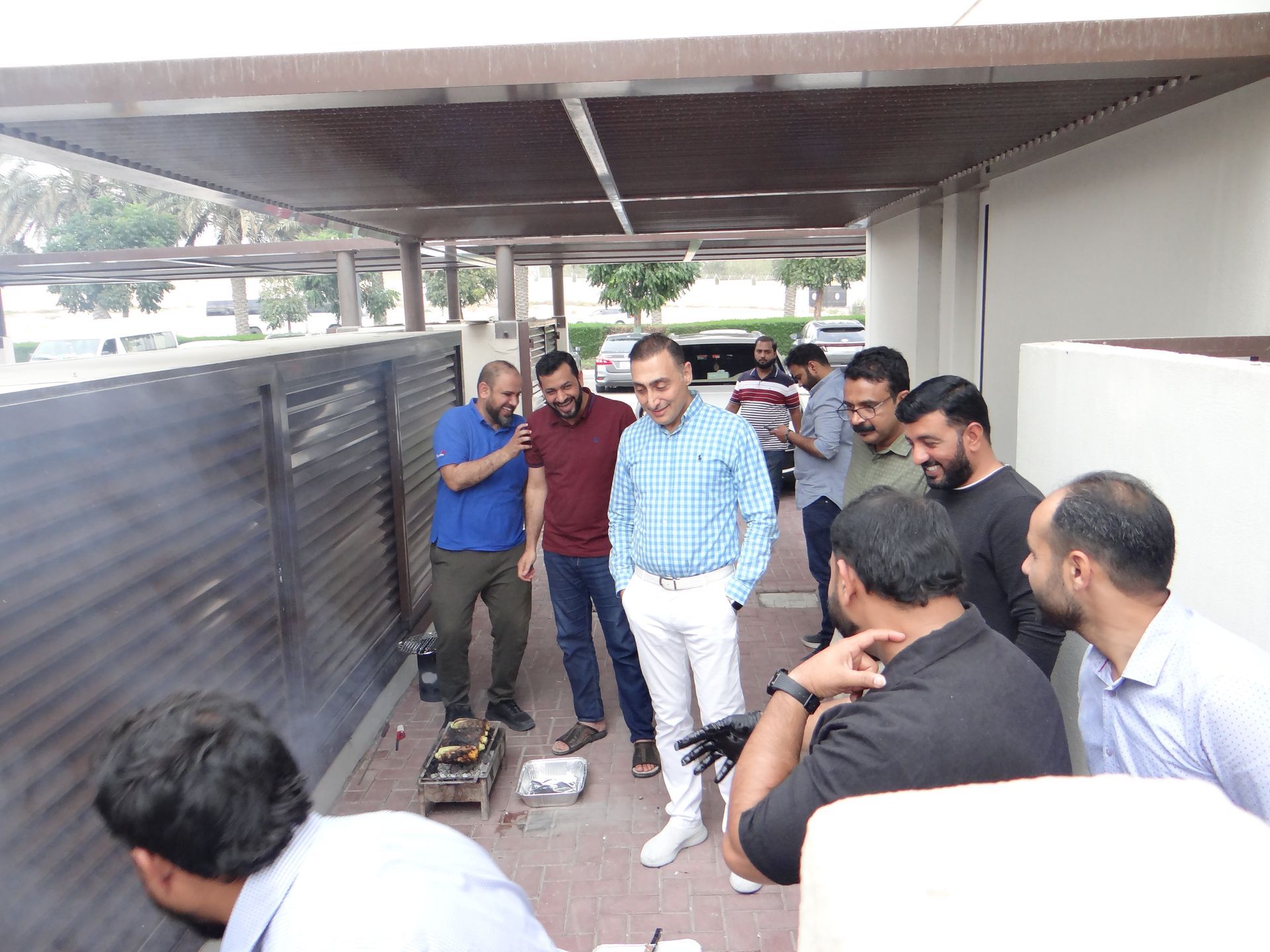 Project managers coordinating commercial lighting solutions across UAE