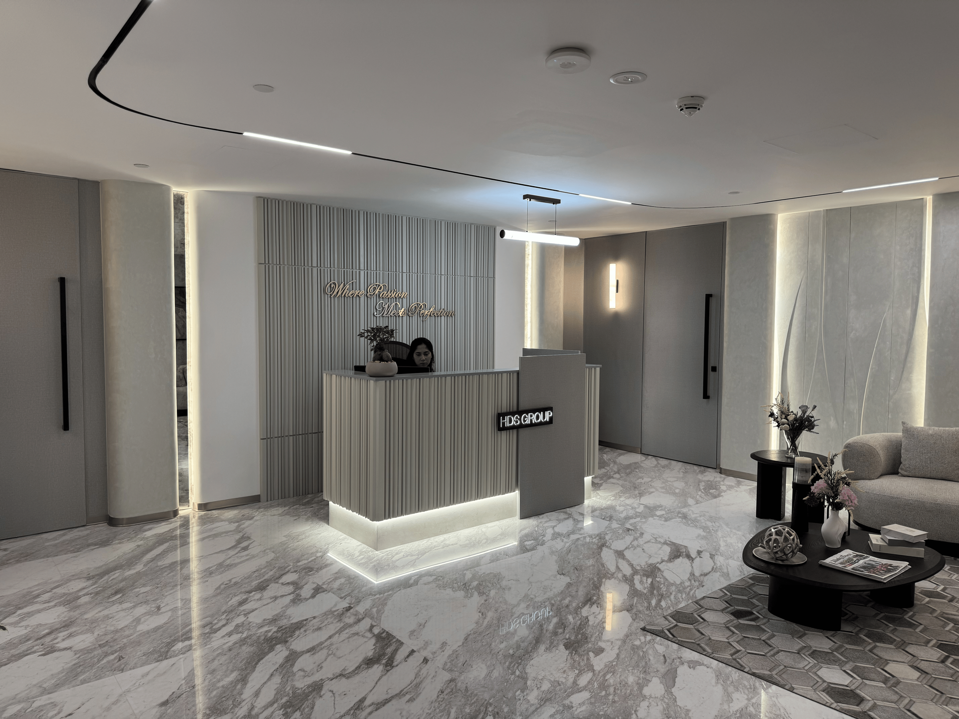 Outdoor façade lighting for HDS Tower in Dubai, UAE