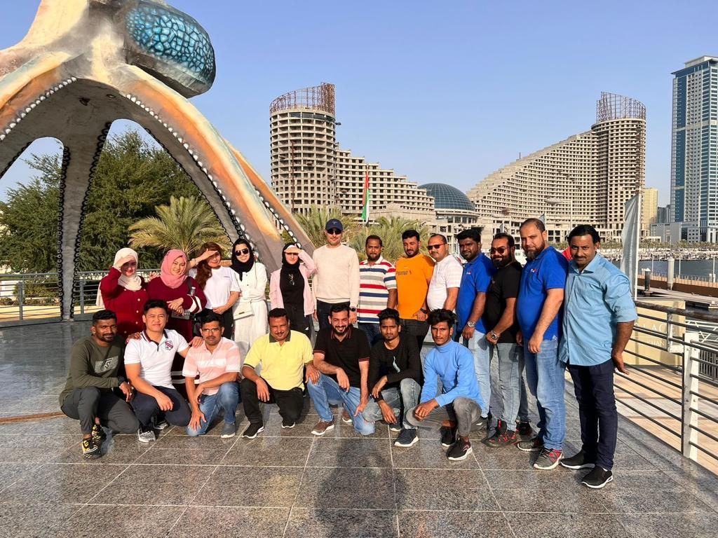 Alt Text: Professional architects and lighting consultants at Sadeem Lighting, Dubai