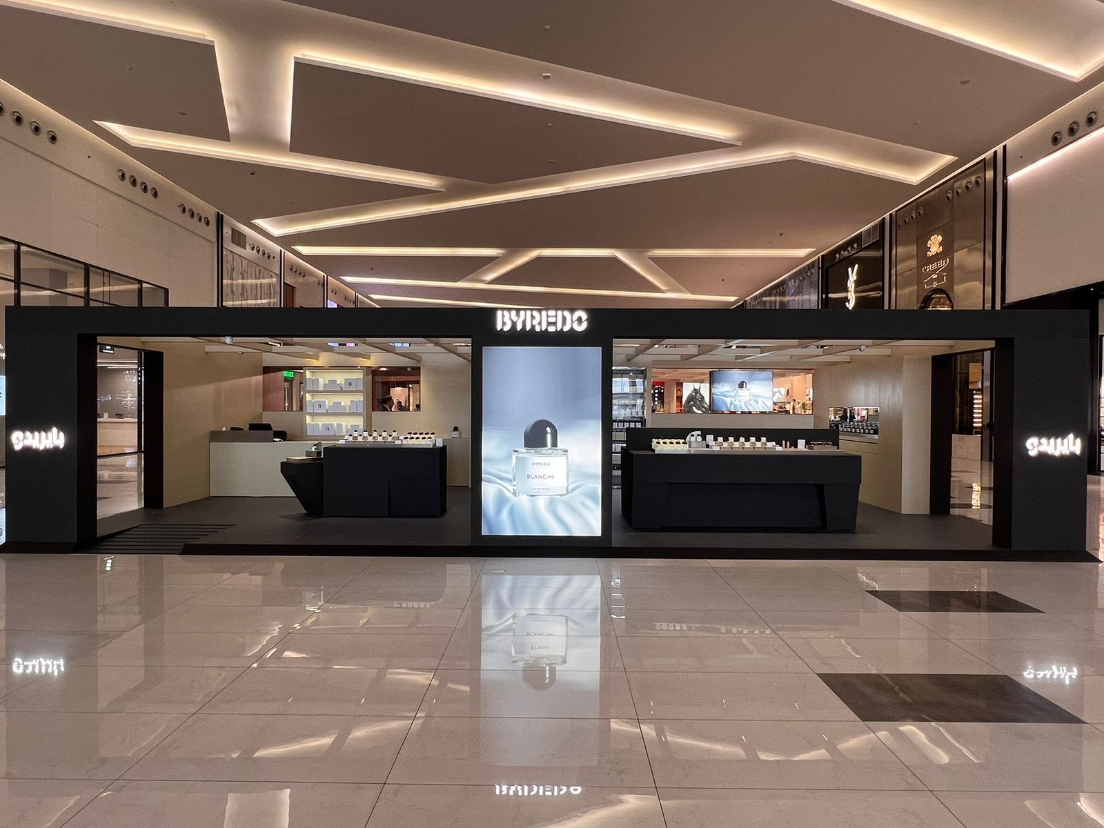 Smart lighting installation for retail environments across UAE projects
