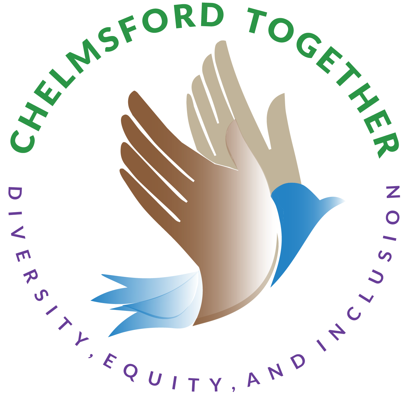 Logo created for Chelmsford Together. BrandGraphiics