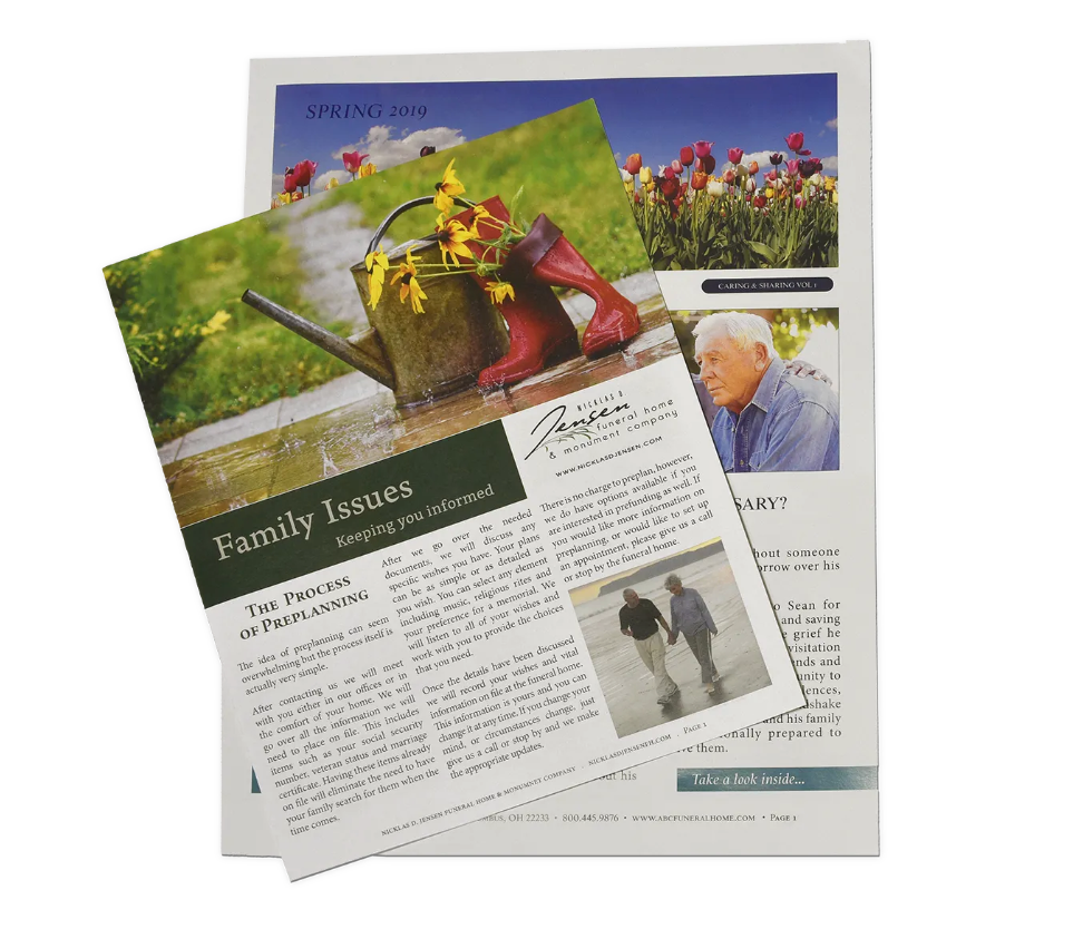 News letters for Family Issues