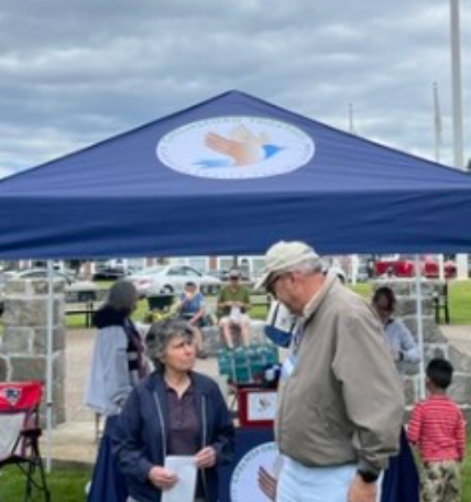 Marketing tent with the Chelmsford Diversity logo - BrandGraphics