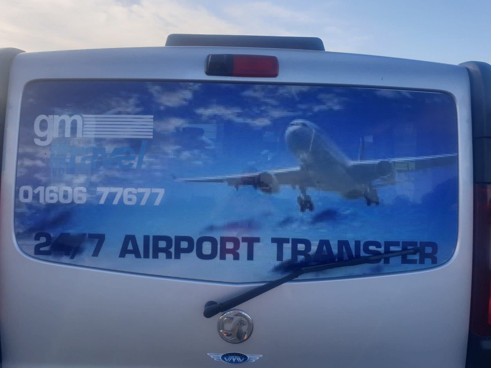 airport transfer signage