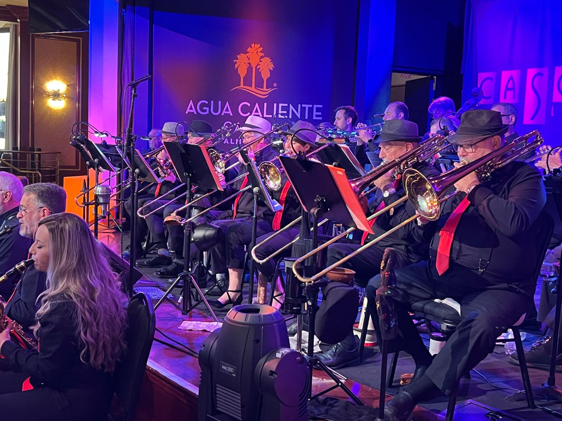 Photos of our trombone players in the jazz band