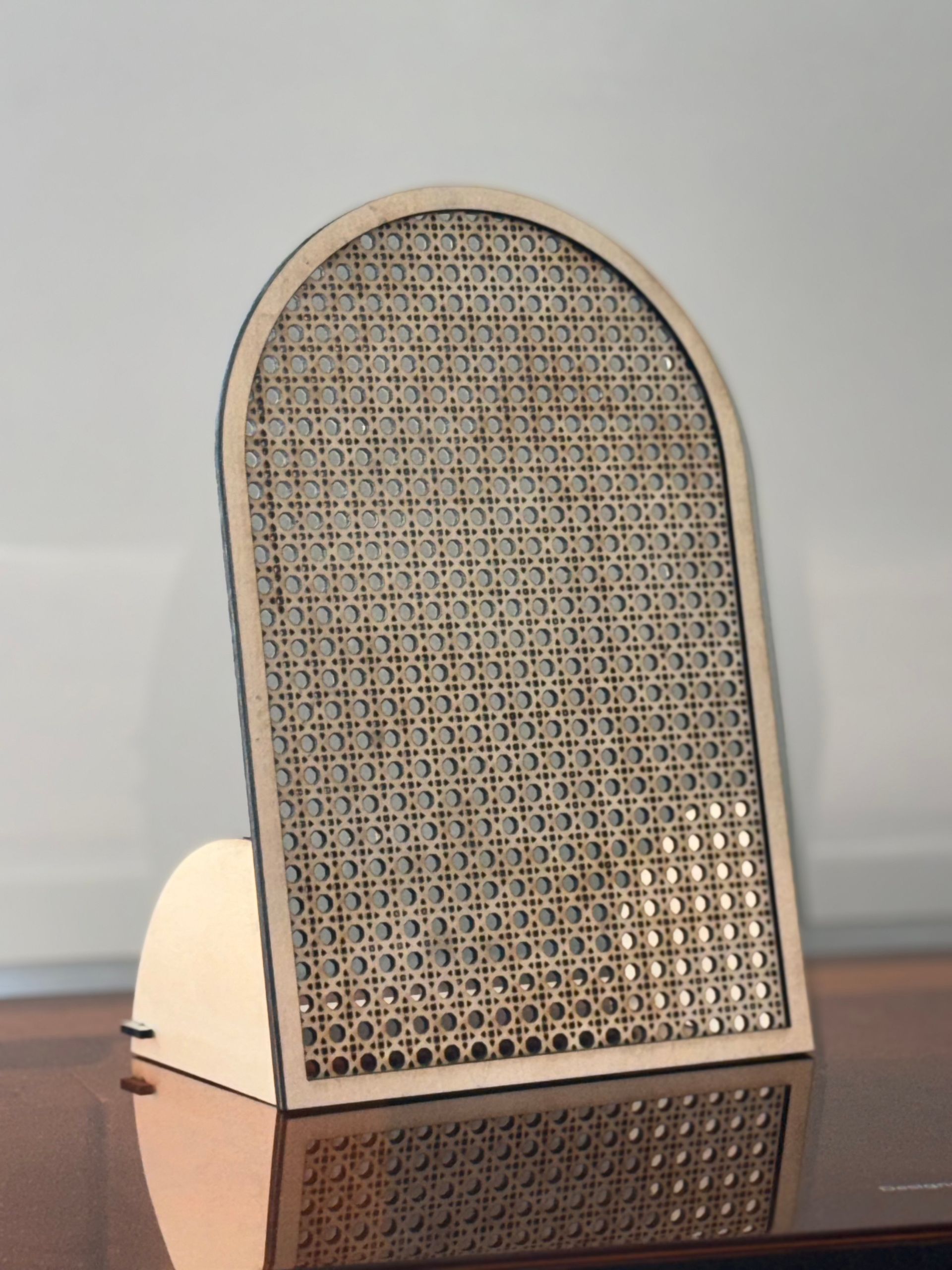 Rattan Arch Earring Display