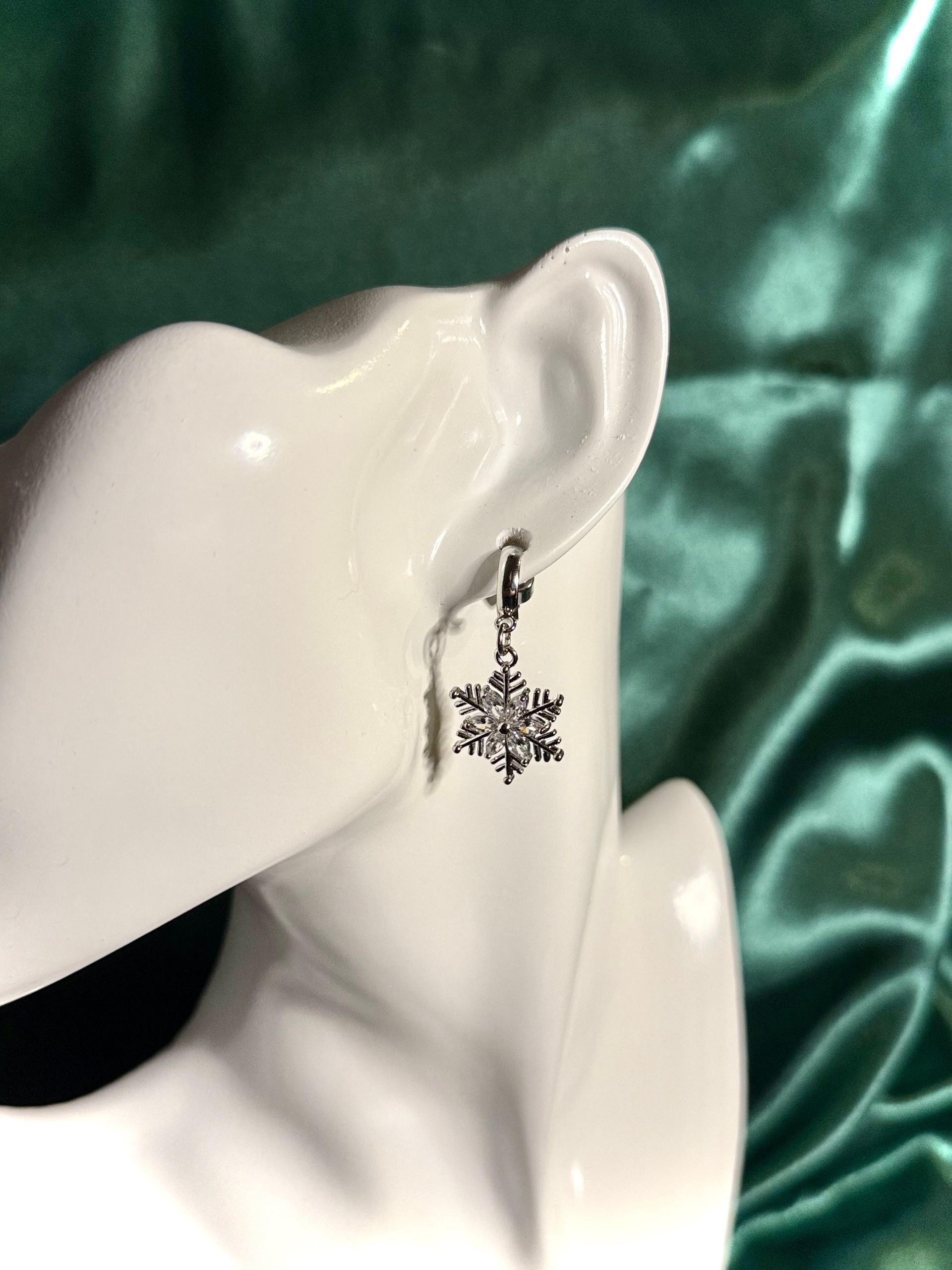 Midwinter Magic Snowflake Earrings