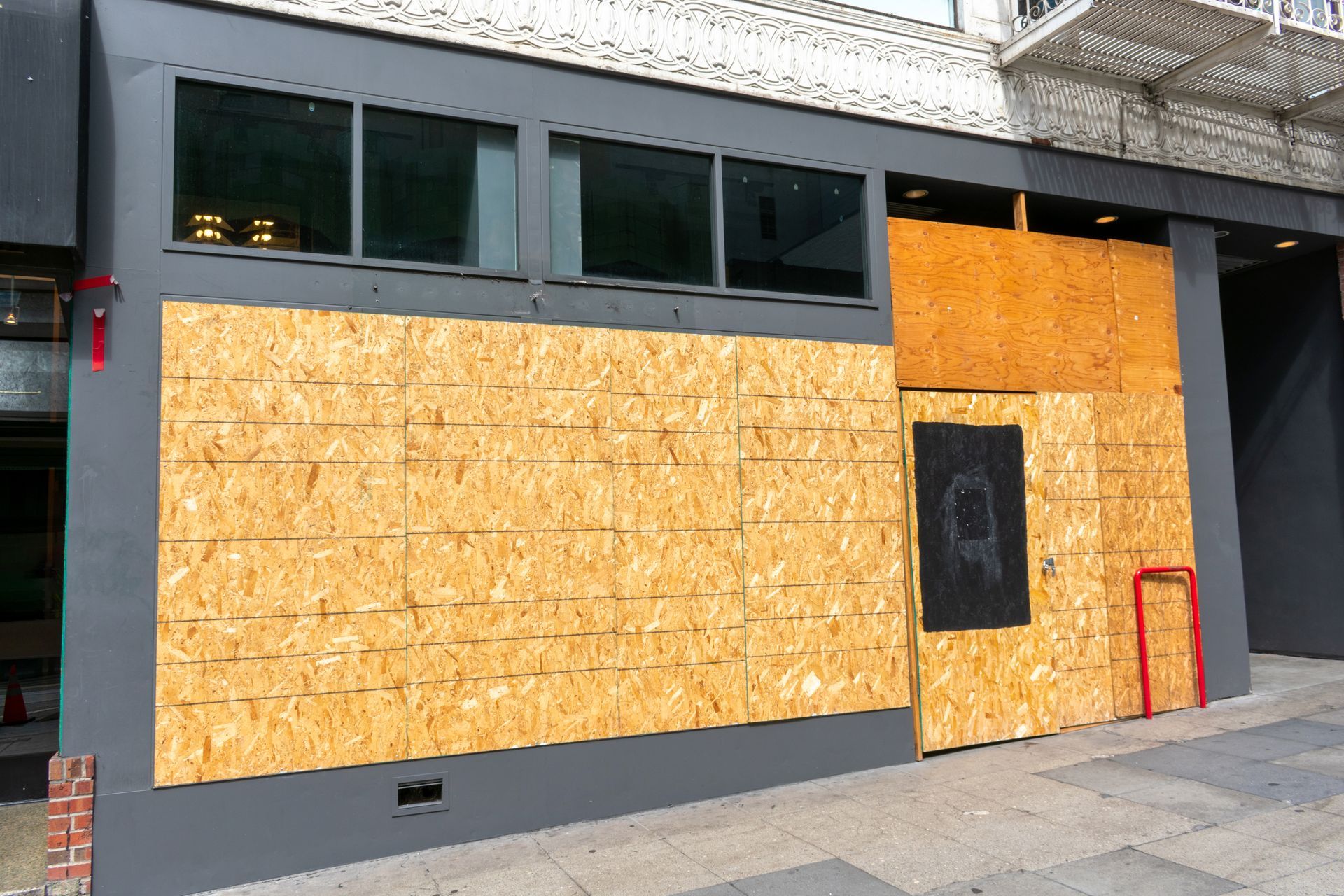Commercial board up services