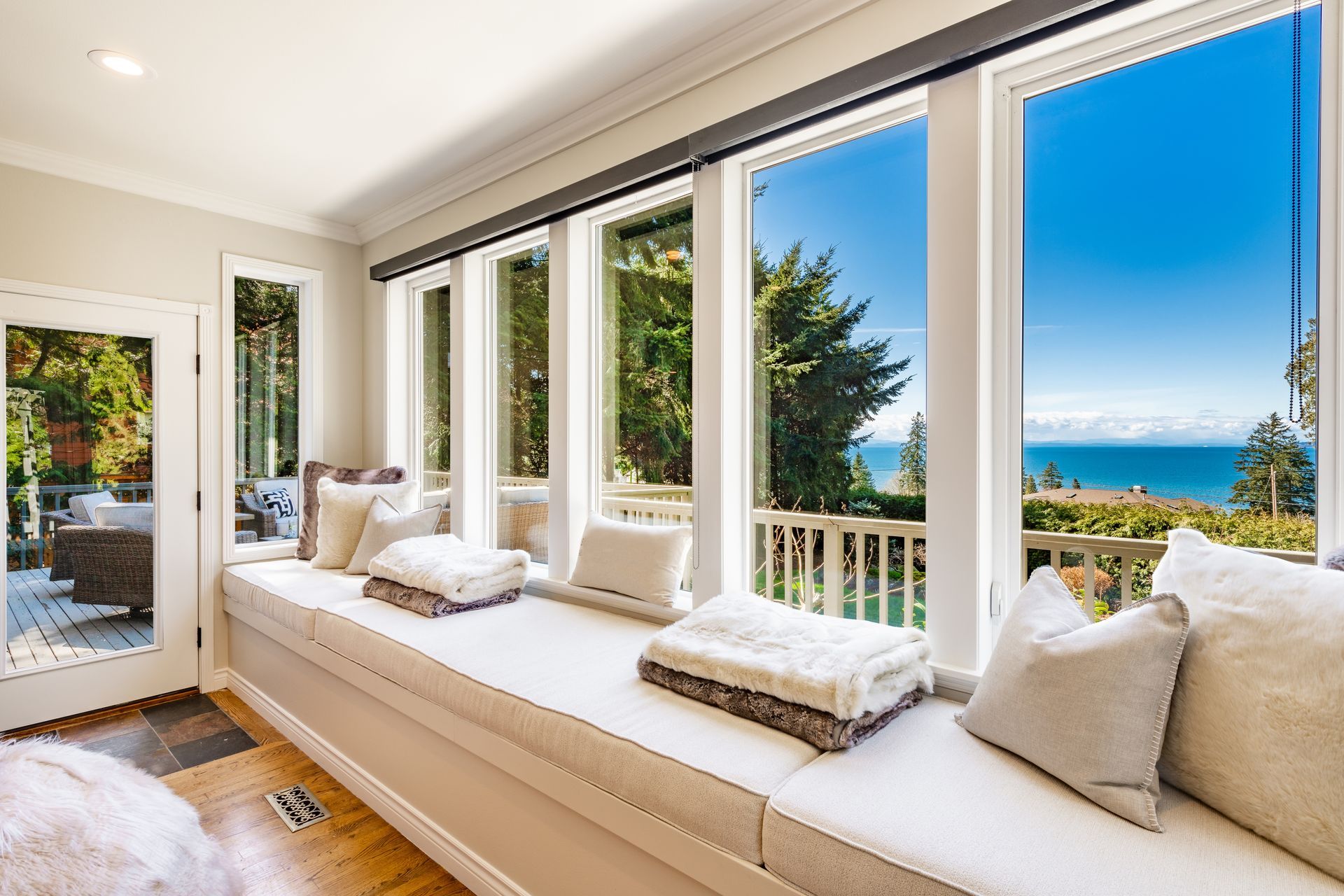 Wide house window