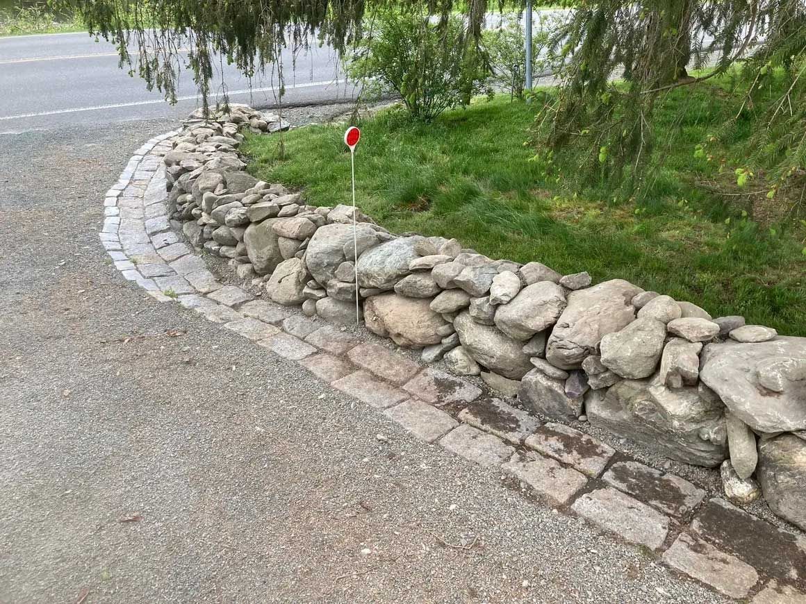 Stone Wall Repair & Extension 4