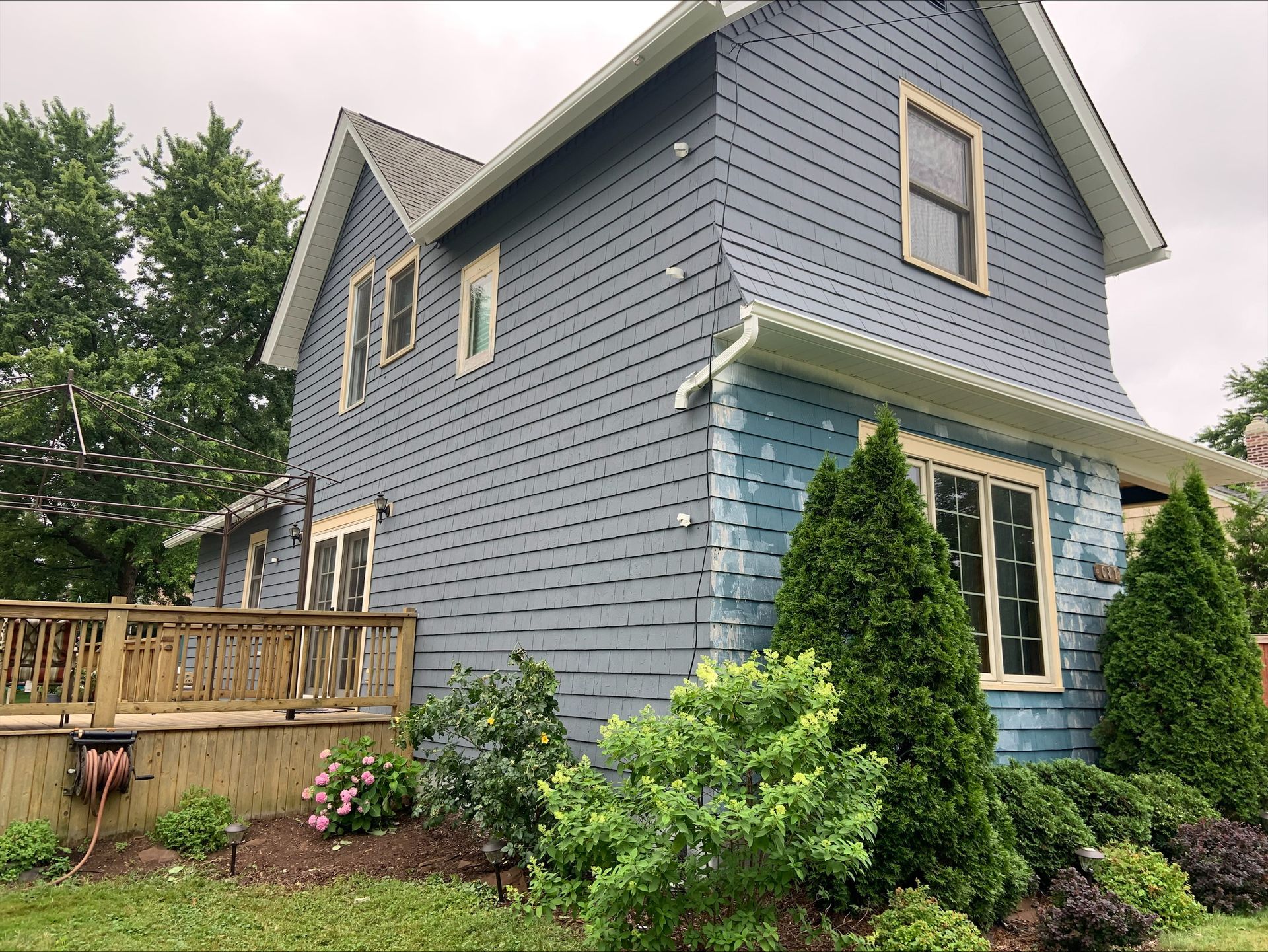 Ongoing House Exterior Painting