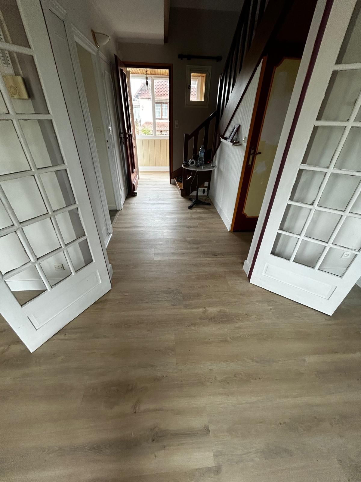 Intérieur de la même maison au Havre après rénovation intérieure