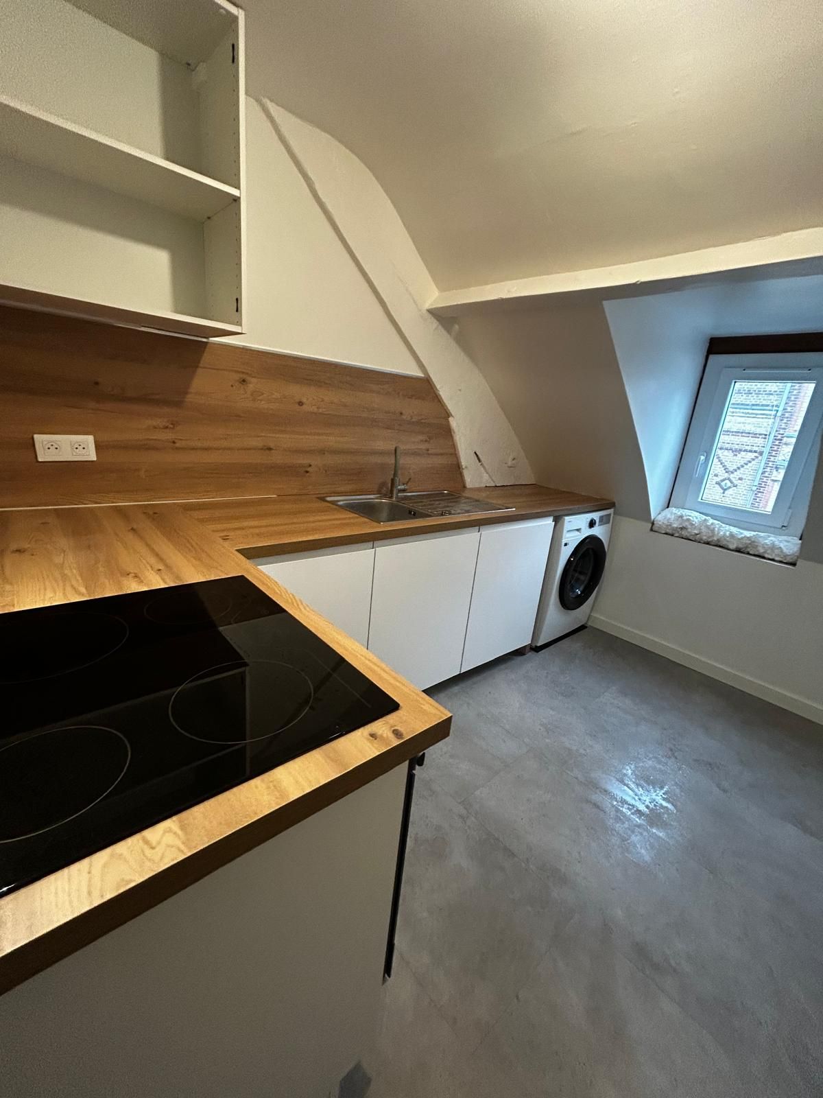 Après la rénovation de cette cuisine dans une maison sur Le Havre