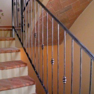 Ringhiera in ferro con dettagli