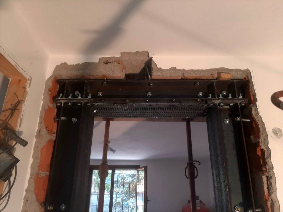 Struttura edile in ferro